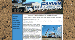 Desktop Screenshot of fardenconstruction.com