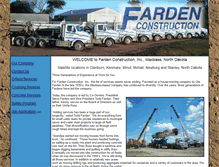 Tablet Screenshot of fardenconstruction.com